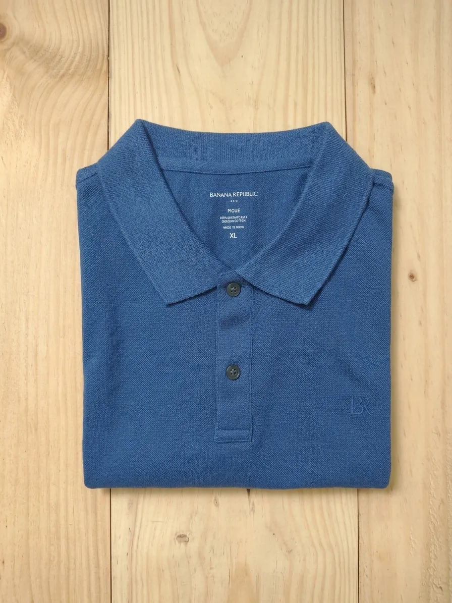 Polo Banana Republic - Azul Índigo XL